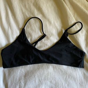 Black bikini top